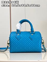 LV Nanogram Speedy 20 bag M22596  blue 20.5*13.5*12cm - 1