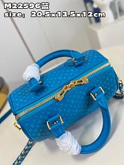 LV Nanogram Speedy 20 bag M22596  blue 20.5*13.5*12cm - 2