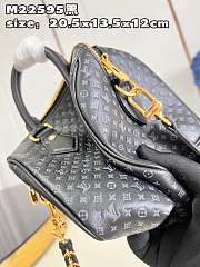 LV Nanogram Speedy 20 bag M22595  black 20.5*13.5*12cm - 2