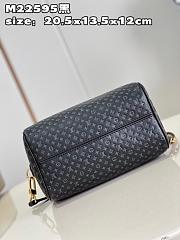 LV Nanogram Speedy 20 bag M22595  black 20.5*13.5*12cm - 3