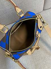 LV Speedy Bandoulière 25 blue 25*15*15CM - 4