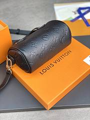 LV Nano Speedy bag Pure black 16*10*7.5cm - 3