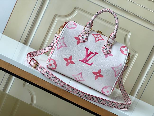 LV Speedy Bandoulière pink  25*19*15CM - 1