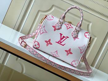 LV Speedy Bandoulière pink  25*19*15CM