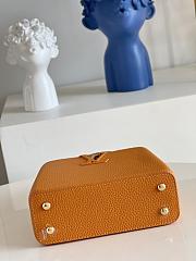 Louis Vuitton  M48864 Capucines  Orange  bag 21*14*8cm - 4