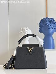 Louis Vuitton M48864 Capucines black bag 21*14*8cm - 1