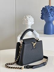 Louis Vuitton M48864 Capucines black bag 21*14*8cm - 4