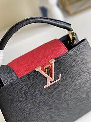 Louis Vuitton  M57518  Taurillon Capucines black bag 27*18*9cm - 2