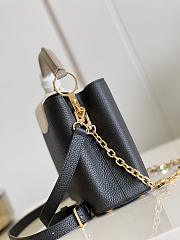 Louis Vuitton M27078 Capucines  black  bag 27*18*9cm - 5