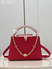 Louis Vuitton M20845  Capucines red bag 27*18*9cm - 1