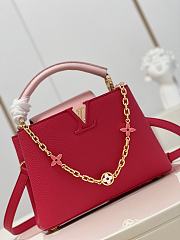 Louis Vuitton M20845  Capucines red bag 27*18*9cm - 3