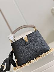 Louis Vuitton M27078 Capucines black bag  21*14*8cm - 4