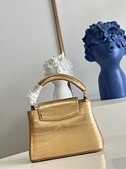 Louis Vuitton Capucines golden tote bag 21*14*8cm - 4