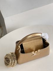 Louis Vuitton Capucines golden tote bag 21*14*8cm - 5