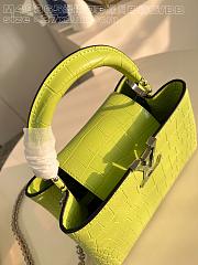 Louis Vuitton Capucines nano BB green bag Chain 27*18*9cm  - 3