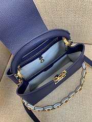 Louis Vuitton Capucines  dark blue bag Chain 31.5*20*11cm - 5