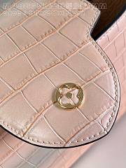 Louis Vuitton Capucines  bag M48865  Gilt pink crocodile pattern 31.5*20*11cm - 3