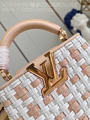 Louis Vuitton Heavenly Capucines  Mini bag M48865 Woven leather embossed  21*14*8cm - 5