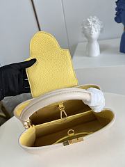 Louis Vuitton Capucines bag M59882 Milk white and yellow 27*18*9cm - 4