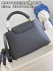 Louis Vuitton Capucines BB bag M93483 black  27*18*9cm - 2