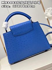 Louis Vuitton Capucines BB bag M93483 Royal blue 27*18*9cm - 4