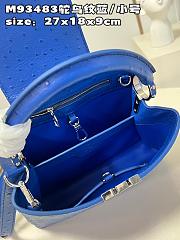 Louis Vuitton Capucines BB bag M93483 Royal blue 27*18*9cm - 3