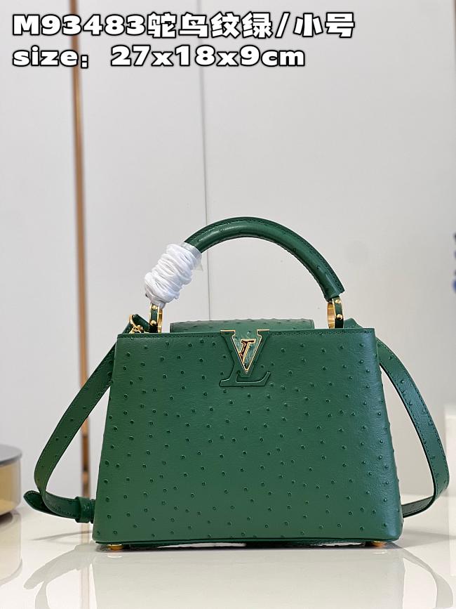 Louis Vuitton Capucines BB bag M93483 emerald  27*18*9cm - 1