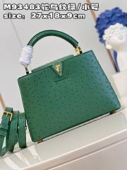 Louis Vuitton Capucines BB bag M93483 emerald  27*18*9cm - 5