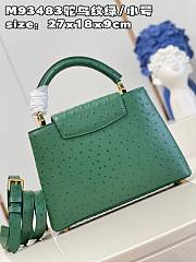 Louis Vuitton Capucines BB bag M93483 emerald  27*18*9cm - 3