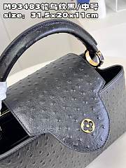 Louis Vuitton Capucines MM bag M93483 black   31.5*20*11cm - 3