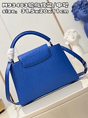 Louis Vuitton Capucines MM bag M93483 Royal blue  31.5*20*11cm - 3