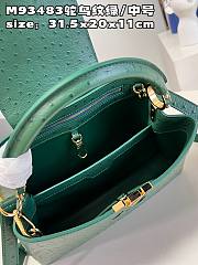 Louis Vuitton Capucines MM  bag M93483 emerald  31.5*20*11cm - 5