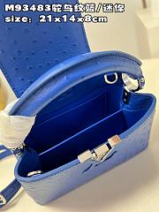 Louis Vuitton Capucines Mini  bag M93483 Royal blue 21*14*8cm - 5