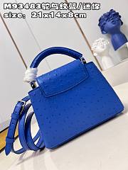 Louis Vuitton Capucines Mini  bag M93483 Royal blue 21*14*8cm - 3