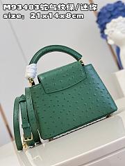 Louis Vuitton Capucines Mini bag M93483 emerald 21*14*8cm - 5