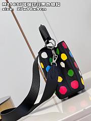 Louis Vuitton x YK  Capucines  bag M21637  Colorful printed black silver buckle 27*18*9cm - 5