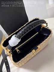 Louis Vuitton  Capucines BB  bag M48865 black braid  27*17*14cm - 5