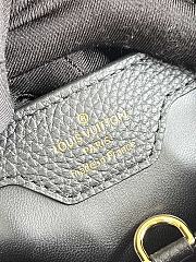 Louis Vuitton Capucines MM  bag M48865 Black canvas embroidery  31.5*20*11cm - 5