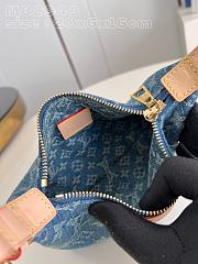 Louis Vuitton  M82949 Hills Pochette Blue Denim bag 20.5*6*16cm - 5