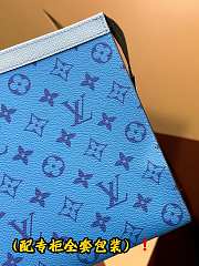 Louis Vuitton  Pochette Voyage bag blue print   27*21*3cm - 2