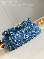 Louis Vuitton M82948 Fairfax Pochette Denim Blue  14*18*2.7cm - 4