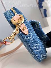 Louis Vuitton M82948 Fairfax Pochette Denim Blue  14*18*2.7cm - 2