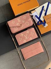 Louis Vuitton M81759  Pochette Félicie  pink  21*12*3cm - 6