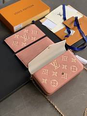 Louis Vuitton M81759  Pochette Félicie  pink  21*12*3cm - 2