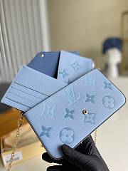 Louis Vuitton M80498 Pochette By The Pool sky blue   chain 21*12*3 cm - 4