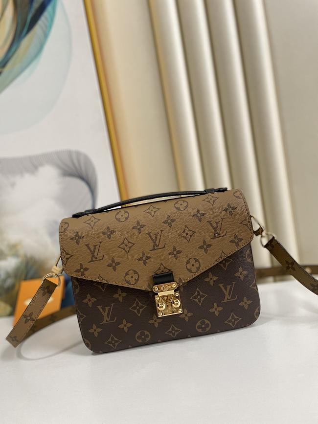 Louis Vuitton Pochette Métis M44876 Monogram Reverse Coated Canvas  25*19*9 cm - 1