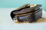 Louis Vuitton  Micro Pochette Métis bag light brown chain   14*11*3.5cm - 2