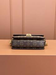 Louis Vuitton  POCHETTE MÉTIS EAST WEST bag  dark brown  21.5*13.5*6cm - 2