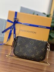 Louis Vuitton MINI POCHETTE ACCESSORIES bag pattern  4.5*9.5*4cm - 1