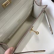 Hermes Kelly Pochette white bag  22cm  - 2